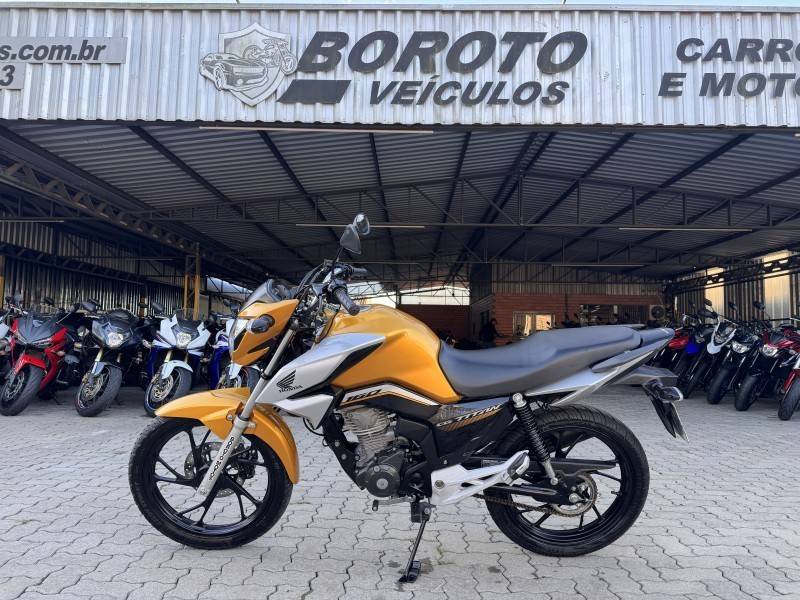 HONDA - CG 160 - 2021/2022 - Amarela - R$ 18.800,00